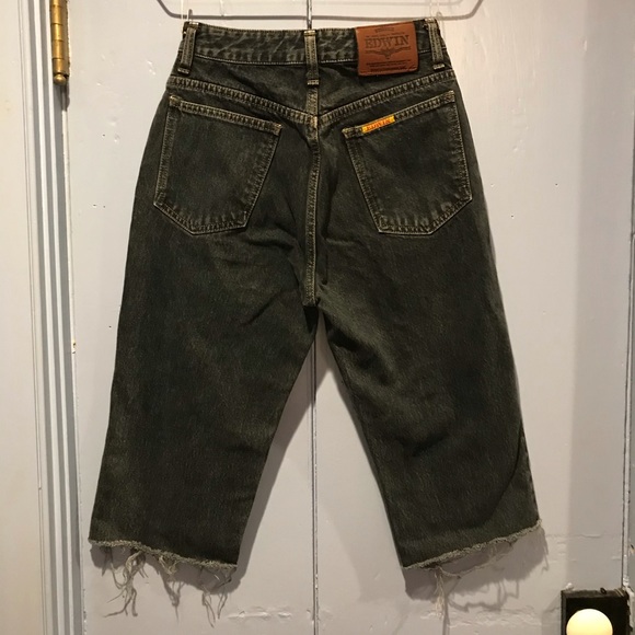 edwin denim shorts
